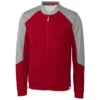 Cutter & Buck Men's Cardinal Red Pop Fly Full Zip -Cutter & Buck MBK00016 CDR F