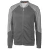 Cutter & Buck Men's Elemental Grey Pop Fly Full Zip 2 Cutter & Buck Men's Elemental Grey Pop Fly Full Zip -Cutter & Buck MBK00016 EG F