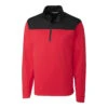 Cutter & Buck Men's Red/Black Skyridge Half Zip -Cutter & Buck MBK01274 REDB 3c74f2cc ecaa 4c16 92be 53e746557770
