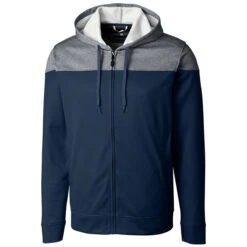 Cutter & Buck Men's Navy Pop Fly Hoodie
