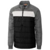 Cutter & Buck Men's Black Thaw Insulated Packable Pullover -Cutter & Buck MBO00001 BL F