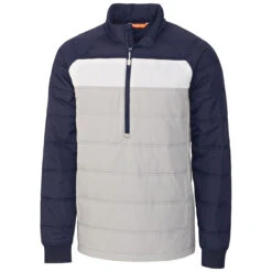 Cutter & Buck Men's Concrete Thaw Insulated Packable Pullover