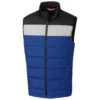 Cutter & Buck Men's Tour Blue Thaw Insulated Packable Vest -Cutter & Buck MBO00002 TBL F