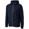 Cutter & Buck Men's Liberty Navy Anderson Full Zip Jacket -Cutter & Buck MBO01810 Liberty Navy F