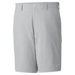 Cutter & Buck Men's Light Grey DryTec Bainbridge FF Short