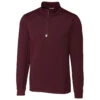 Cutter & Buck Men's Bordeaux Traverse Half Zip -Cutter & Buck MCK00067 BRD F