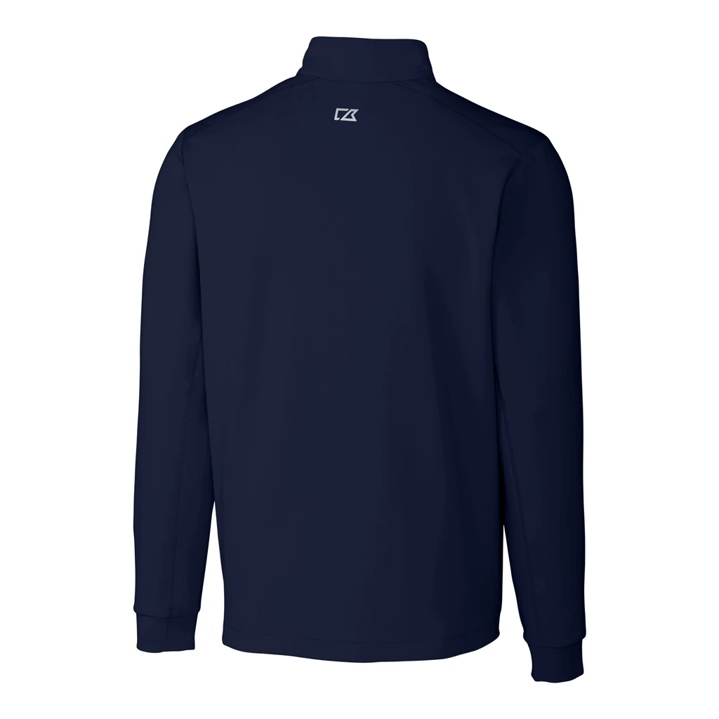 Cutter & Buck Men's Liberty Navy DryTec Traverse Half-Zip 4 Cutter & Buck Men's Liberty Navy DryTec Traverse Half-Zip - Image 2