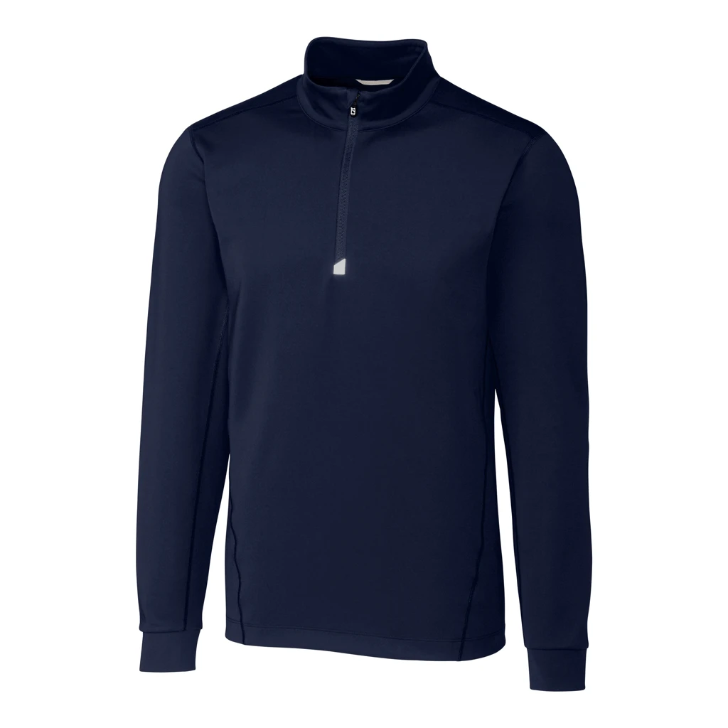 Cutter & Buck Men's Liberty Navy DryTec Traverse Half-Zip 3 Cutter & Buck Men's Liberty Navy DryTec Traverse Half-Zip