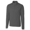 Cutter & Buck Men's Elemental Grey DryTec Long Sleeve Advantage Half-Zip