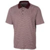 Cutter & Buck Men's Bordeaux Forge Polo Tonal Stripe -Cutter & Buck MCK00113 BRD F