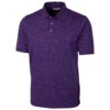 Cutter & Buck Men's Dark College Purple DryTec Advantage Space Dye Polo -Cutter & Buck MCK00117 DCP F