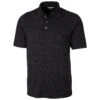 Cutter & Buck Men's Dark Black DryTec Advantage Space Dye Polo