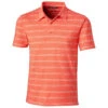 Cutter & Buck Men's College Orange Forge Polo Heather Stripe Tailored Fit
