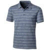 Cutter & Buck Men's Indigo Forge Polo Heather Stripe Tailored Fit