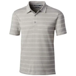 Cutter & Buck Men's Polished Forge Polo Heather Stripe Tailored Fit