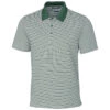 Cutter & Buck Men's Hunter Forge Polo Tonal Stripe Tailored Fit