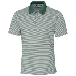 Cutter & Buck Men's Hunter Forge Polo Tonal Stripe Tailored Fit