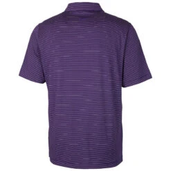 Cutter & Buck Men's College Purple Forge Polo Pencil Stripe -Cutter & Buck MCK00144 CLP B