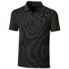 Cutter & Buck Men's Black Forge Polo Pencil Stripe Tailored Fit