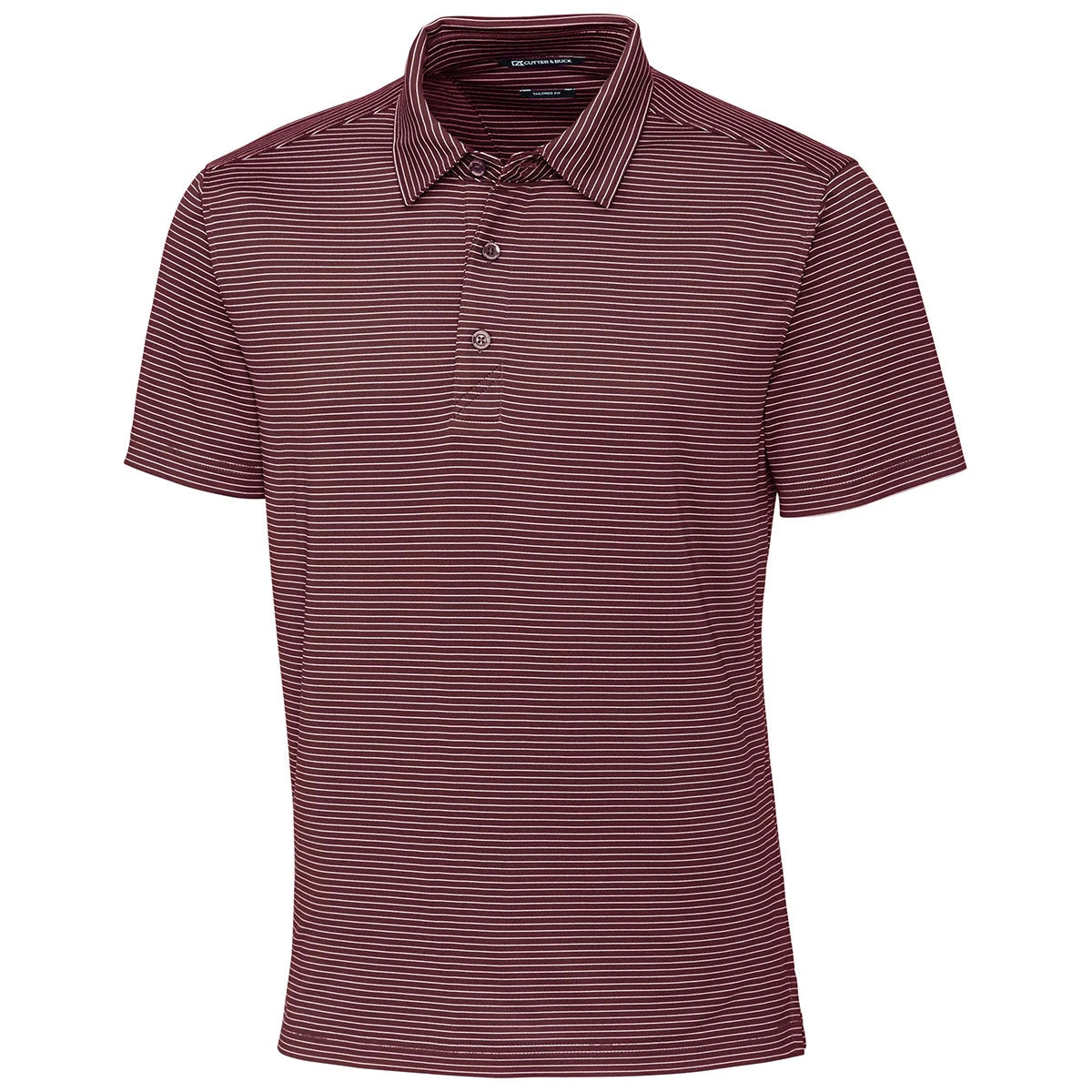 Cutter & Buck Men's Bordeaux Forge Polo Pencil Stripe Tailored Fit 3 Cutter & Buck Men's Bordeaux Forge Polo Pencil Stripe Tailored Fit