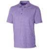 Cutter & Buck Men's College Purple Heather Forge Heathered Stretch Polo