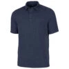 Cutter & Buck Men's Liberty Navy Heather Advantage Jersey Polo -Cutter & Buck MCK01065 LNH F