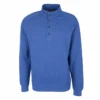 Cutter & Buck Men's Tour Blue Heather Saturday Mock Sweatshirt