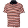 Cutter & Buck Men's College Orange Forge Polo Multi Strip 1 Cutter & Buck Men's College Orange Forge Polo Multi Strip -Cutter & Buck MCK01082 CLO F