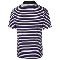 Cutter & Buck Men's College Purple Forge Polo Multi Strip -Cutter & Buck MCK01082 CLP B