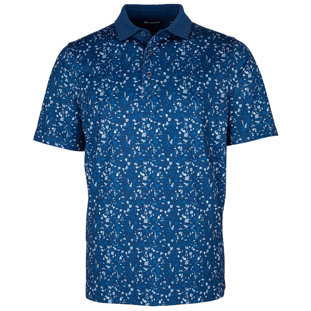 Cutter & Buck Men's Indigo Forge Polo Particle Print 3 Cutter & Buck Men's Indigo Forge Polo Particle Print