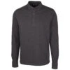 Cutter & Buck Men's Black Heather Advantage Jersey Long Sleeve Polo