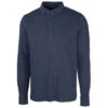 Cutter & Buck Men's Liberty Navy Heather Advantage Jersey Long Sleeve Polo -Cutter & Buck MCK01085 LNH F