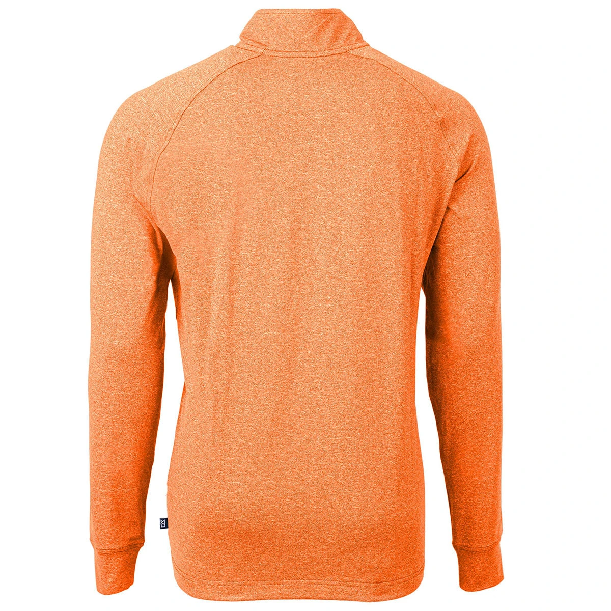 Cutter & Buck Men's College Orange Heather Adapt Eco Knit Heather Quarter Zip 4 Cutter & Buck Men's College Orange Heather Adapt Eco Knit Heather Quarter Zip - Image 2
