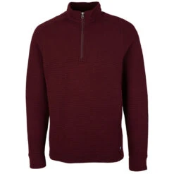 Cutter & Buck Men's Bordeaux Coastal Half Zip