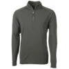 Cutter & Buck Men's Poplar Adapt Eco Knit Stretch Recycled Quarter Zip Pullover -Cutter & Buck MCK01143 PLO F