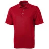 Cutter & Buck Men's Cardinal Red Virtue Eco Pique Recycled Polo