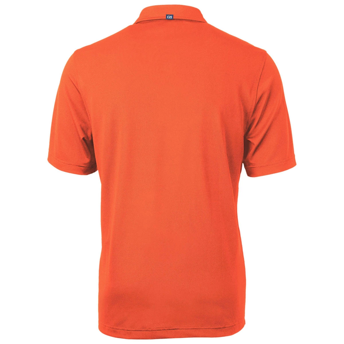 Cutter & Buck Men's College Orange Virtue Eco Pique Recycled Polo 4 Cutter & Buck Men's College Orange Virtue Eco Pique Recycled Polo - Image 2