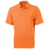 Cutter & Buck Men's Orange Burst Virtue Eco Pique Recycled Polo -Cutter & Buck MCK01144 ORB F