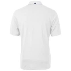 Cutter & Buck Men's White Virtue Eco Pique Recycled Polo -Cutter & Buck MCK01144 WH B