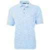 Cutter & Buck Men's Atlas Virtue Eco Pique Botanical Print Recycled Polo 1 Cutter & Buck Men's Atlas Virtue Eco Pique Botanical Print Recycled Polo -Cutter & Buck MCK01161 ALS F