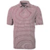 Cutter & Buck Men's Bordeaux Virtue Eco Pique Stripped Recycled Polo
