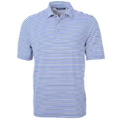 Cutter & Buck Men's Chelan Virtue Eco Pique Stripped Recycled Polo