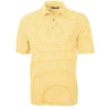 Cutter & Buck Men's College Gold Virtue Eco Pique Stripped Recycled Polo