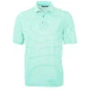 Cutter & Buck Men's Fresh Mint Virtue Eco Pique Stripped Recycled Polo