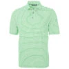 Cutter & Buck Men's Kelly Green Virtue Eco Pique Stripped Recycled Polo