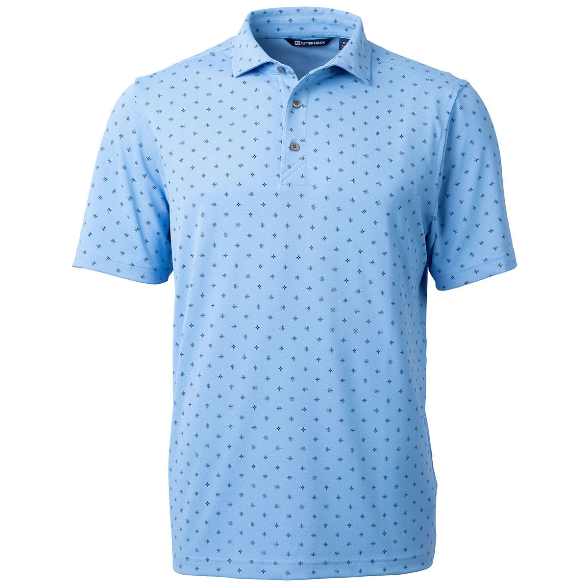 Cutter & Buck Men's Atlas Exp Pique Tile Print Recycled Polo 3 Cutter & Buck Men's Atlas Exp Pique Tile Print Recycled Polo