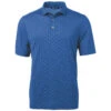 Cutter & Buck Men's Chelan Exp Pique Tile Print Recycled Polo -Cutter & Buck MCK01170 CEN F