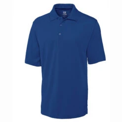 Cutter & Buck Men's Tour Blue DryTec S/S Championship Polo