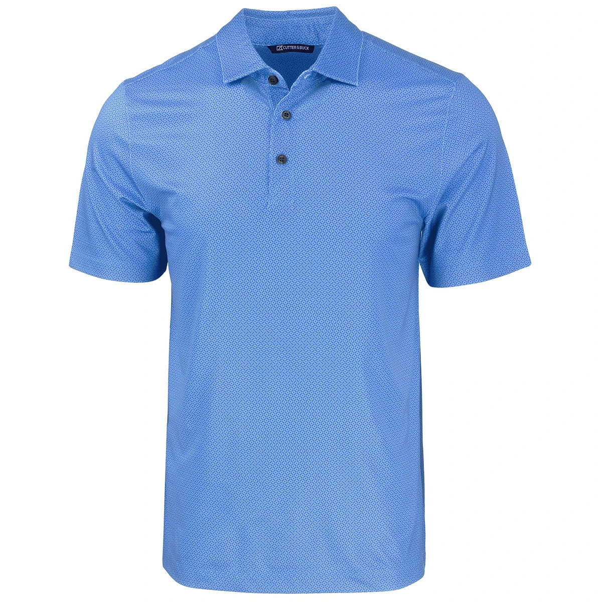 Cutter & Buck Men's Atlas Pike Eco Tonal Geo Print Stretch Recycled Polo 3 Cutter & Buck Men's Atlas Pike Eco Tonal Geo Print Stretch Recycled Polo