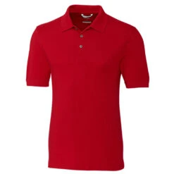 Cutter & Buck Men's Red Advantage Polo